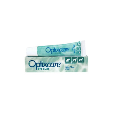 OptixCare Eye Lube – Gel Oftalmic Lubrifiant pentru Câini și Pisici, 20 g